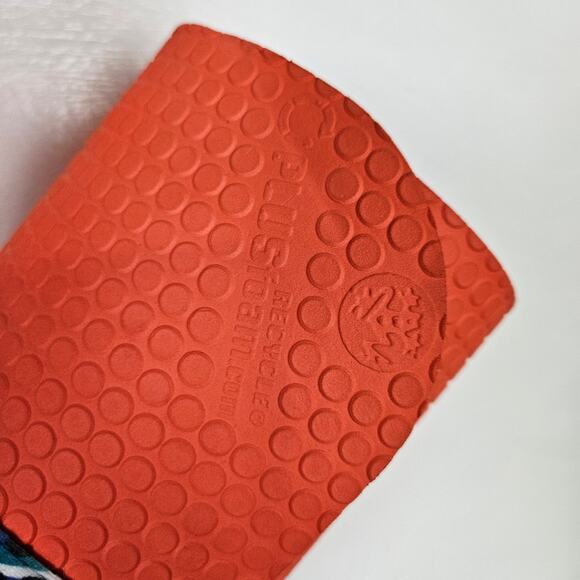 Manduka LiveOn Kids Yoga Mat Reversible Orange Purple Kindred + Carry Strap - Picture 2 of 13